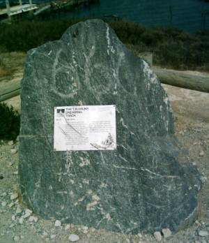 Tjlbruke Track Hinweisschild